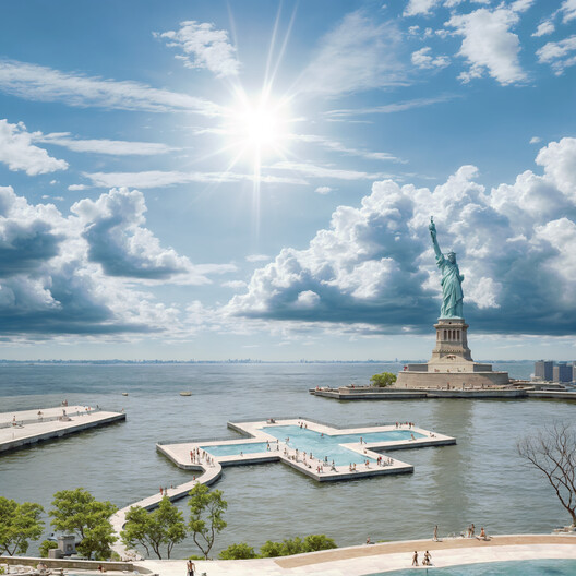 La primera piscina flotante de +POOL se inaugurará en Nueva York - Imagen 1 de 13